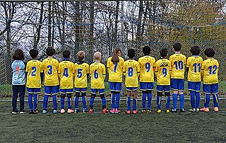 équipe de foot enfants